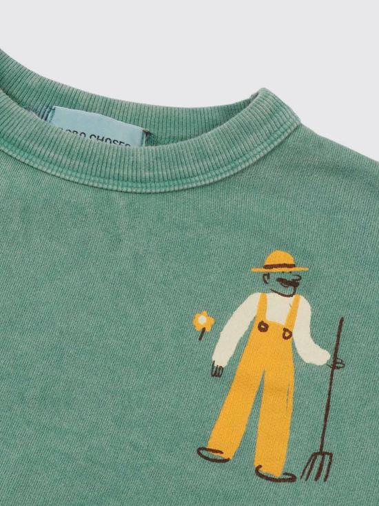 26SS [키즈] 보보쇼즈 풀오버 B126AC043 311 Green - BOBO CHOSES