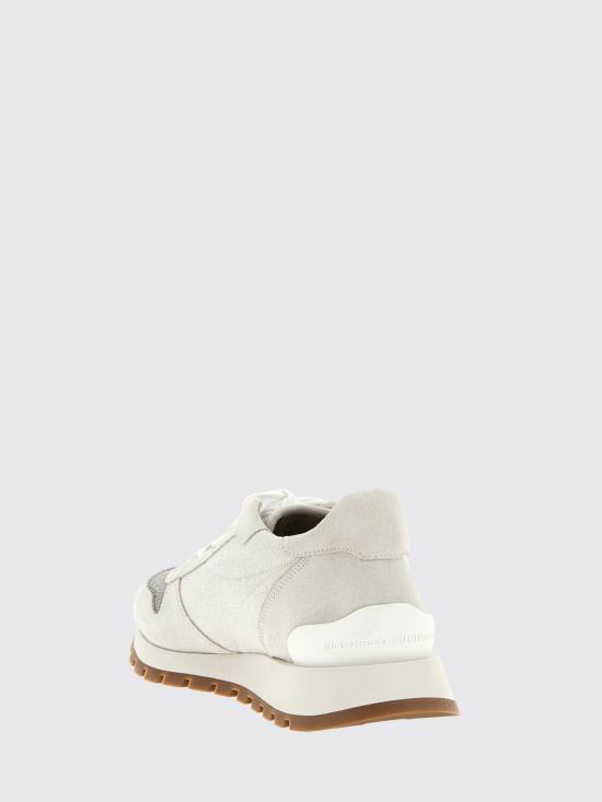 26SS 브루넬로 쿠치넬리 스니커즈 MZ58G1960 C209 Silver - BRUNELLO CUCINELLI