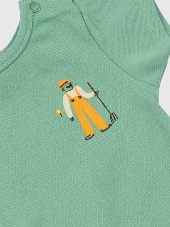 26SS [키즈] 보보쇼즈 트레이닝웨어/오버롤/세트 B126AB004 311 Green - BOBO CHOSES