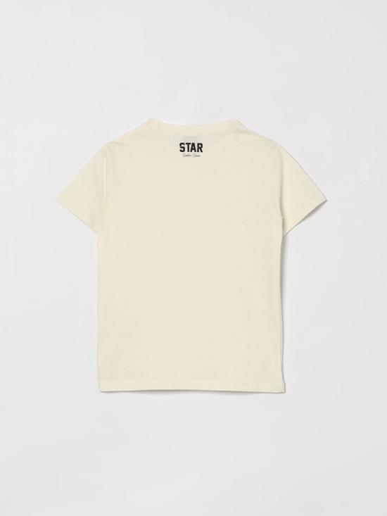 26SS [키즈] 골든구스 티셔츠 GKP01263P002485 11560 White - GOLDEN GOOSE