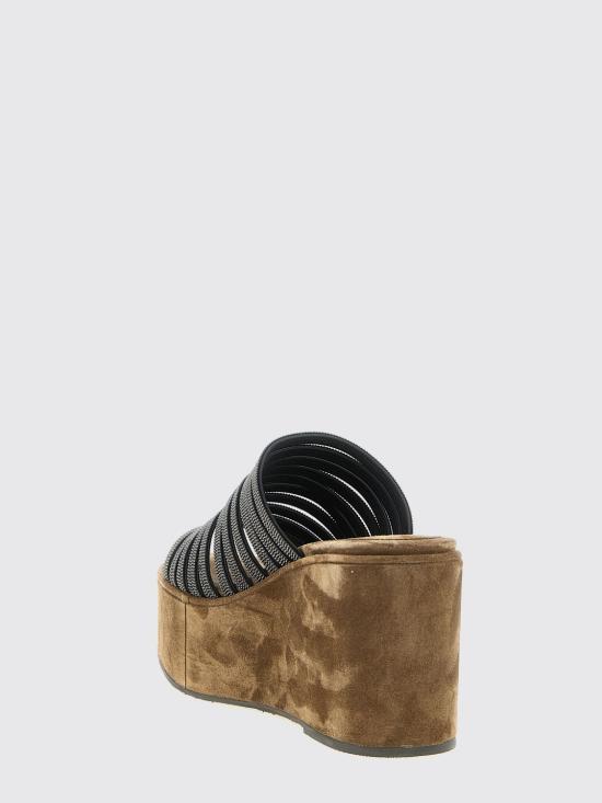 26SS 브루넬로 쿠치넬리 힐/펌프스 MZGAG3240 C101 Brown - BRUNELLO CUCINELLI