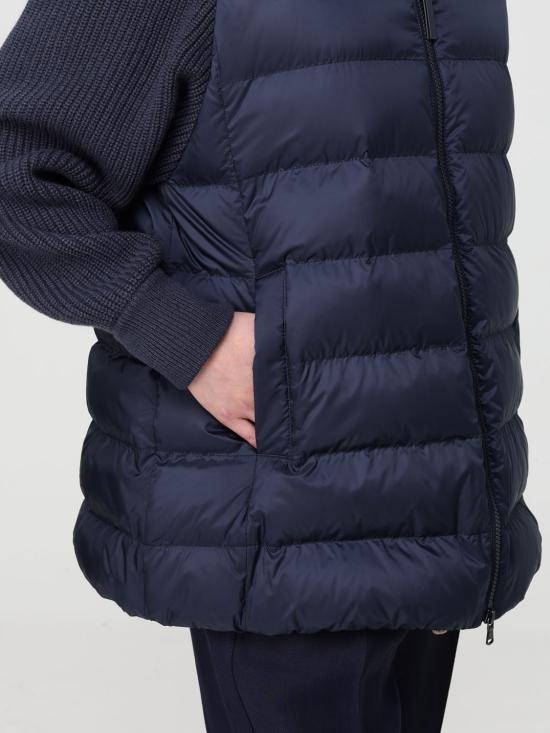 26SS 브루넬로 쿠치넬리 나일론 후드 다운 재킷 MD5987779 C8901 Blue - BRUNELLO CUCINELLI