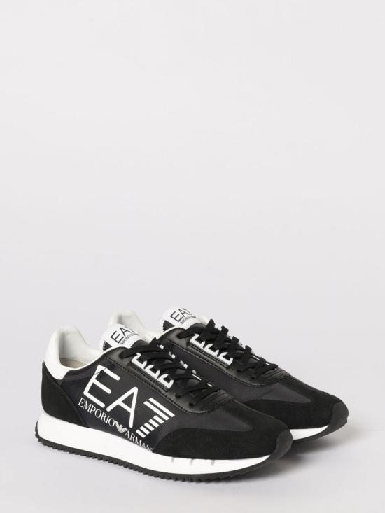 26SS 엠포리오 아르마니 스니커즈 7X000541AF18609 MZ175 Black - EMPORIO ARMANI