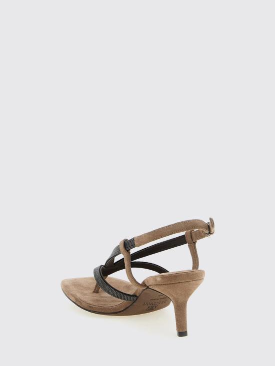 26SS 브루넬로 쿠치넬리 힐/펌프스 MZGAC3226 C8279 Beige - BRUNELLO CUCINELLI