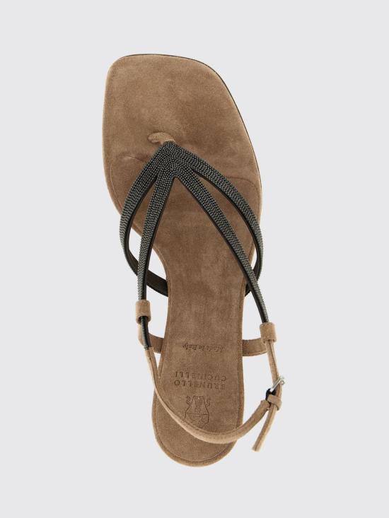 26SS 브루넬로 쿠치넬리 힐/펌프스 MZGAC3226 C8279 Beige - BRUNELLO CUCINELLI