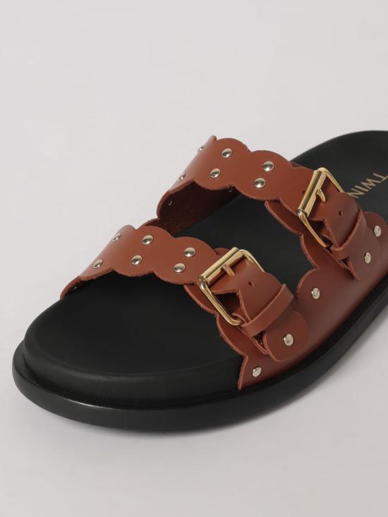 26SS [키즈] 트윈셋 슈즈 261GCJ040 13120 Brown - TWINSET