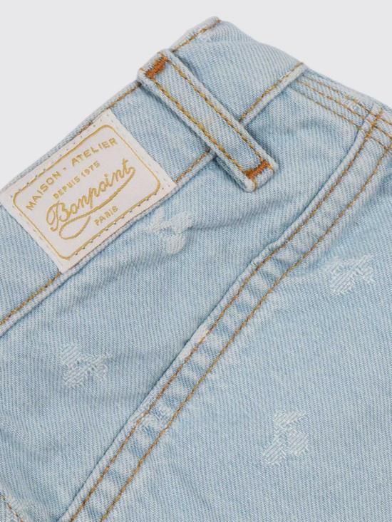 26SS [키즈] 봉쁘앙 스커트 S06GSKW00008 610 Gnawed Blue - BONPOINT