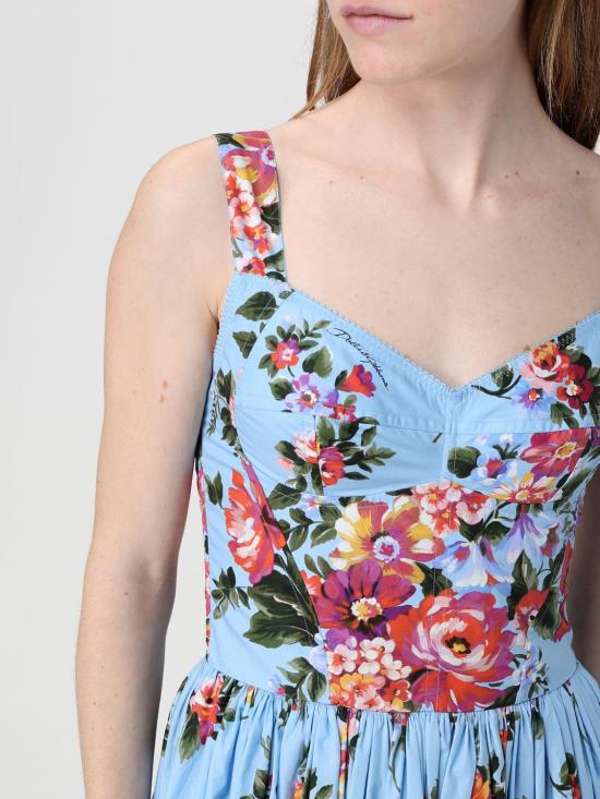 26SS 돌체앤가바나 롱 원피스 F6TTHTHS5UU HC5ZO Blue - DOLCE & GABBANA