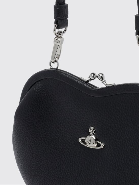 26SS 비비안웨스트우드 벨 하트 프레임 퍼스 4B01000CWS000D N403 Black - VIVIENNE WESTWOOD