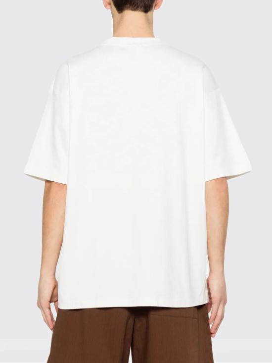 26SS 드롤드무슈 반팔 티셔츠 KTS307CO002OW OFF White - DROLE DE MONSIEUR