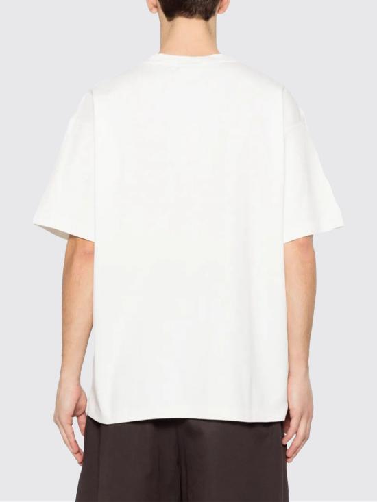 26SS 드롤드무슈 반팔 티셔츠 KTS310CO002OW OFF White - DROLE DE MONSIEUR