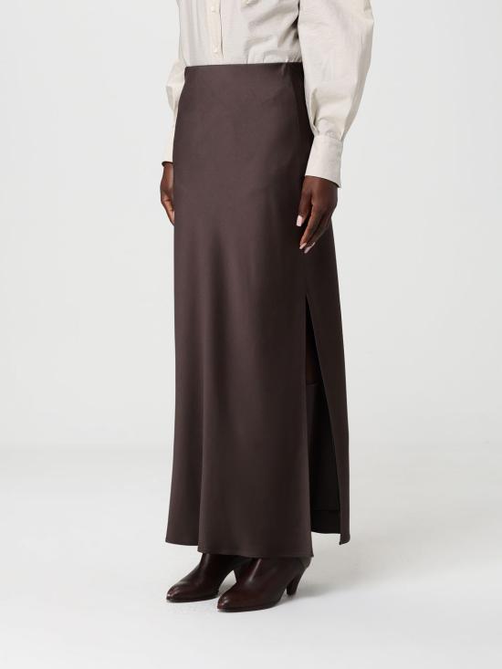 26SS 브루넬로 쿠치넬리 바이어스 컷 맥시 스커트 M0H38G3396 C2925 Brown - BRUNELLO CUCINELLI
