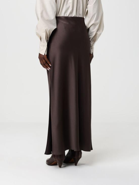 26SS 브루넬로 쿠치넬리 바이어스 컷 맥시 스커트 M0H38G3396 C2925 Brown - BRUNELLO CUCINELLI