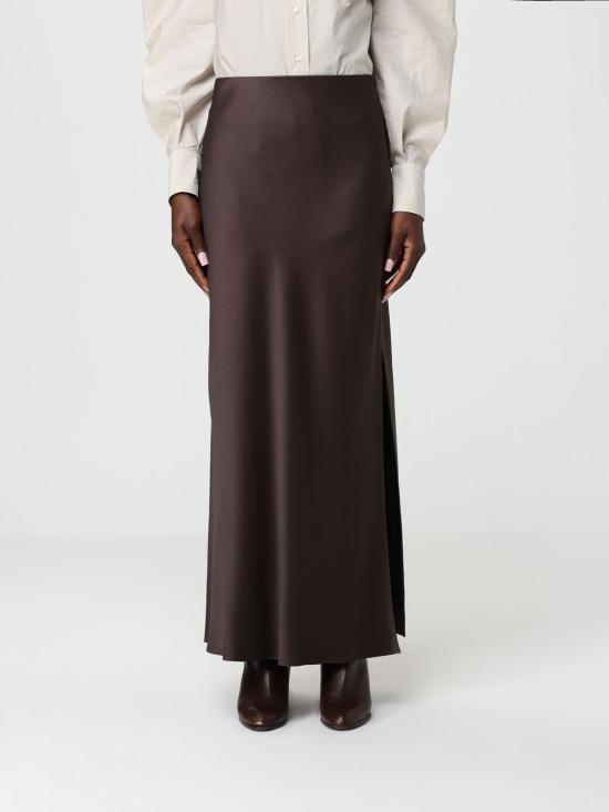 26SS 브루넬로 쿠치넬리 바이어스 컷 맥시 스커트 M0H38G3396 C2925 Brown