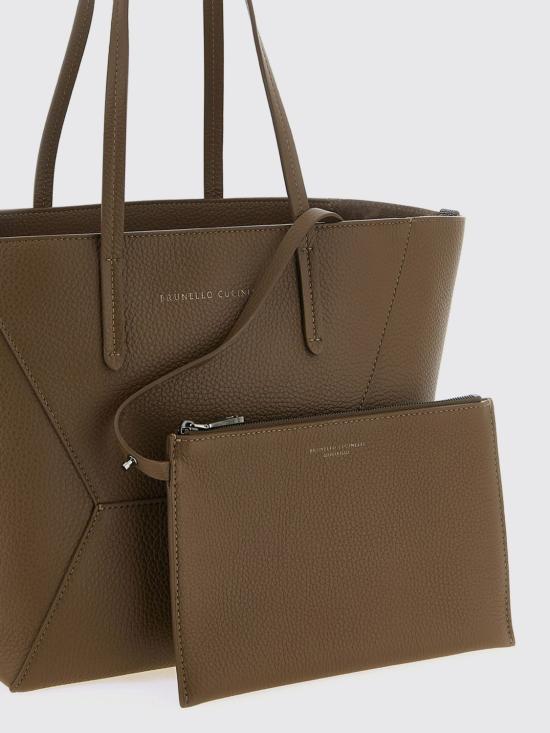 26SS 브루넬로 쿠치넬리 토트백 MBDKD2573 C9357 Brown - BRUNELLO CUCINELLI