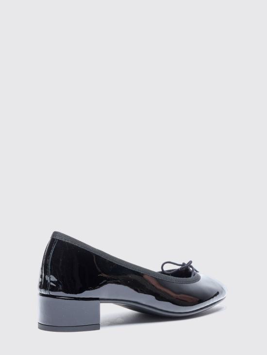 26SS 레페토 까미유 곰므 미들 힐 발레리나 V080VLUX 410 Black - REPETTO