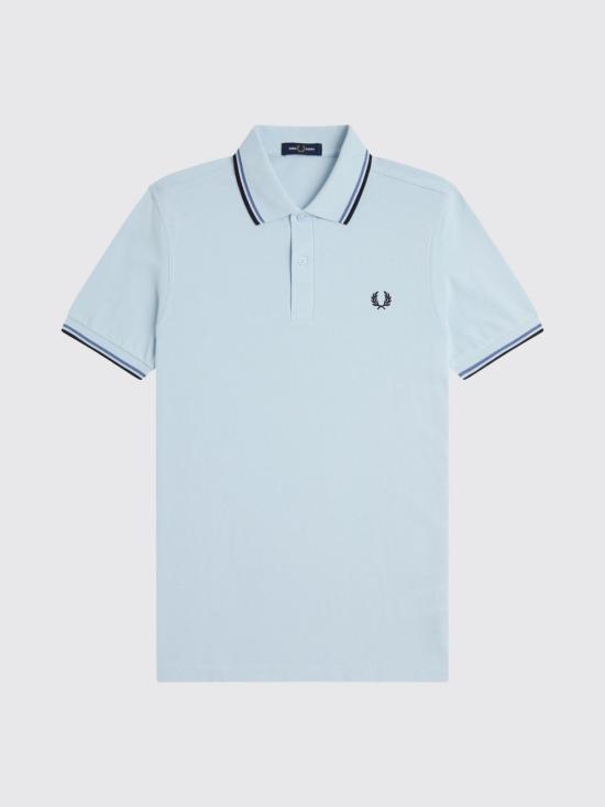 26SS 프레드페리 폴로 티셔츠 M3600 96A Gnawed Blue - FRED PERRY