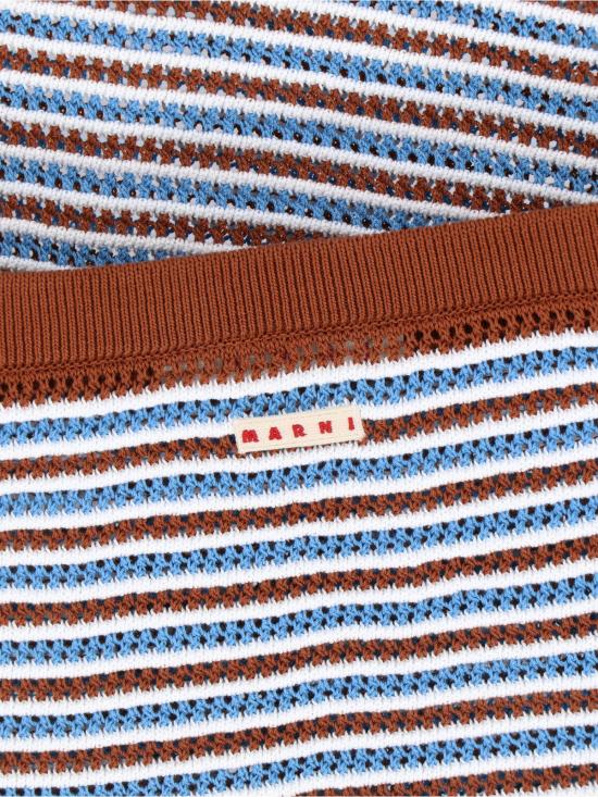  마르니 롱 스커트 크로셰 미디 스커트 멀티컬러 - MARNI