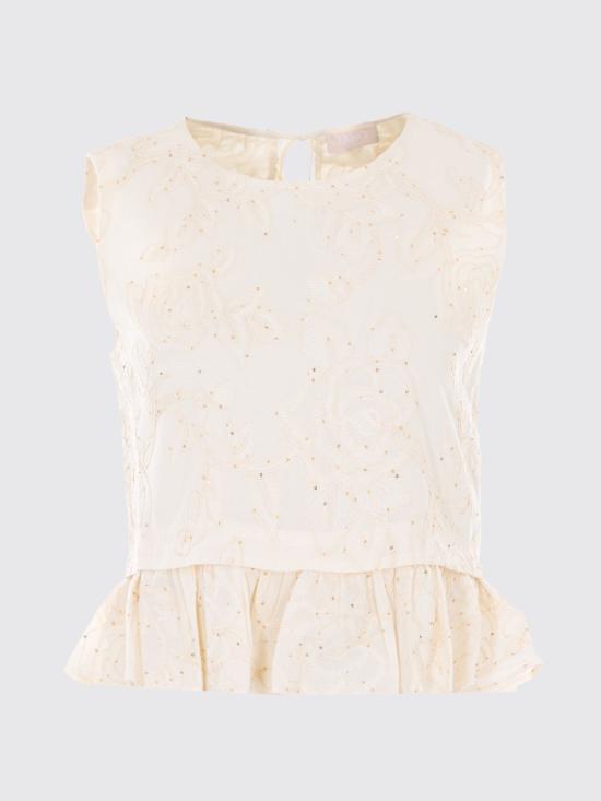 26SS 리우조 탑 WA6453T472A P9417 Natural - LIU JO