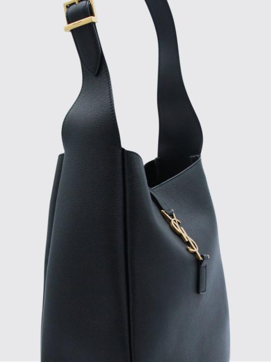 26SS 생로랑 LE 5 A 7 서플 그레인드 레더 스몰백 850533AAAUQ 1000 Black - SAINT LAURENT