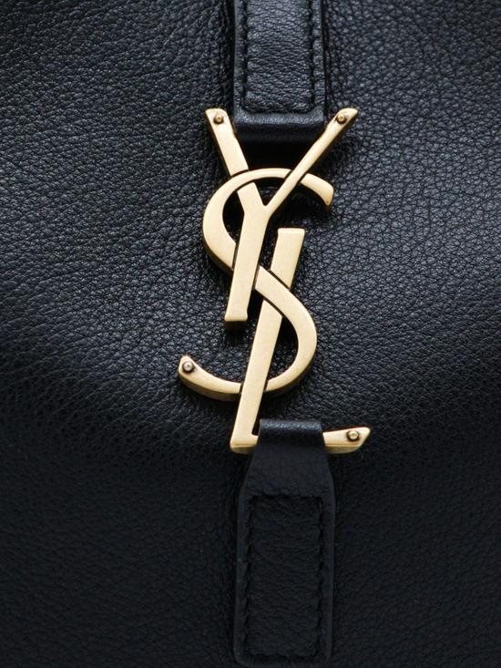 26SS 생로랑 LE 5 A 7 서플 그레인드 레더 스몰백 850533AAAUQ 1000 Black - SAINT LAURENT