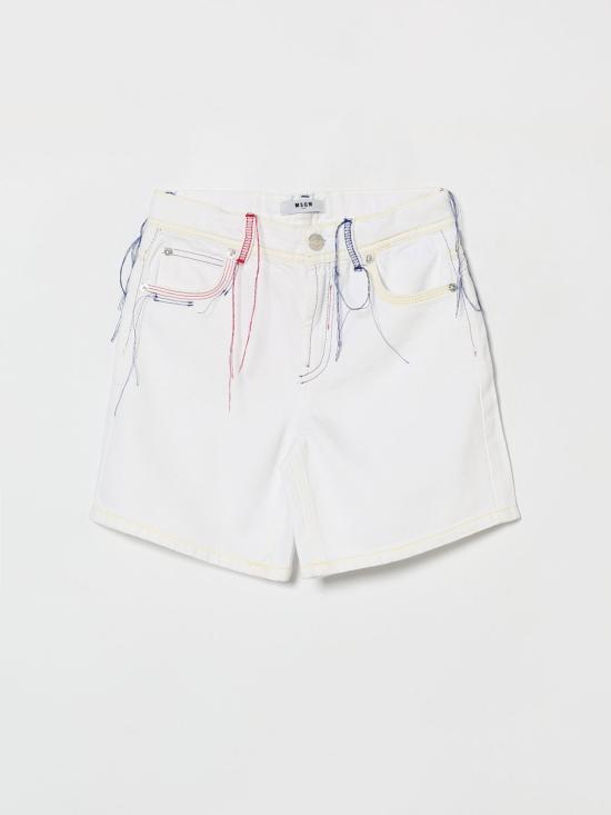 26SS [키즈] 엠에스지엠 쇼츠/버뮤다 S6MSJGSH041 001 White