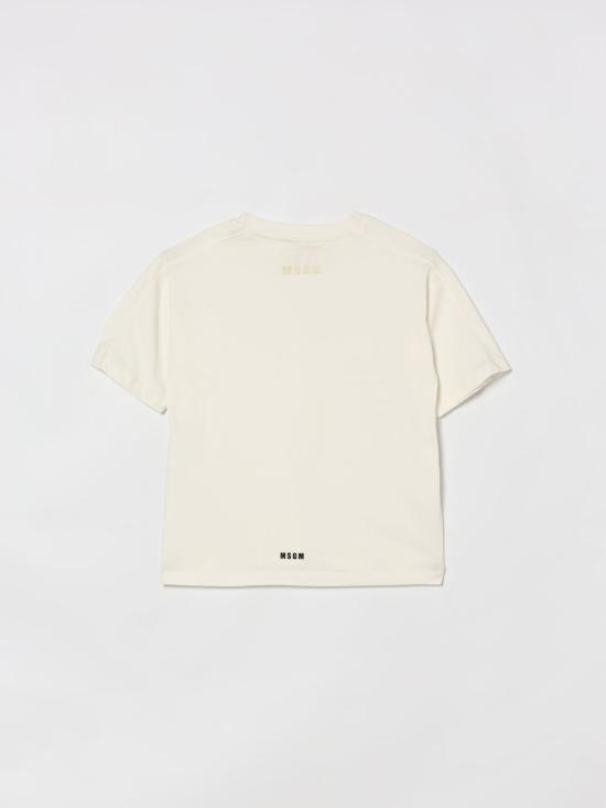 26SS [키즈] 엠에스지엠 티셔츠 S6MSJUTH151 002 White - MSGM