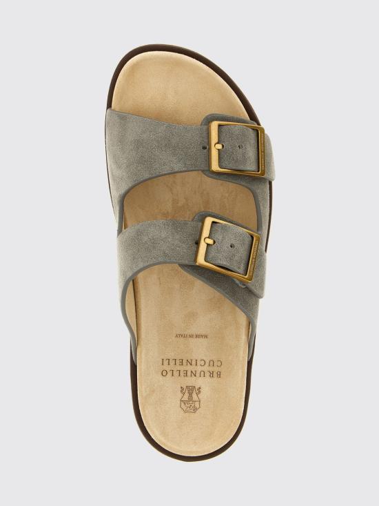 26SS 브루넬로 쿠치넬리 샌들 MZUSOLY235 CDK54 Grey - BRUNELLO CUCINELLI