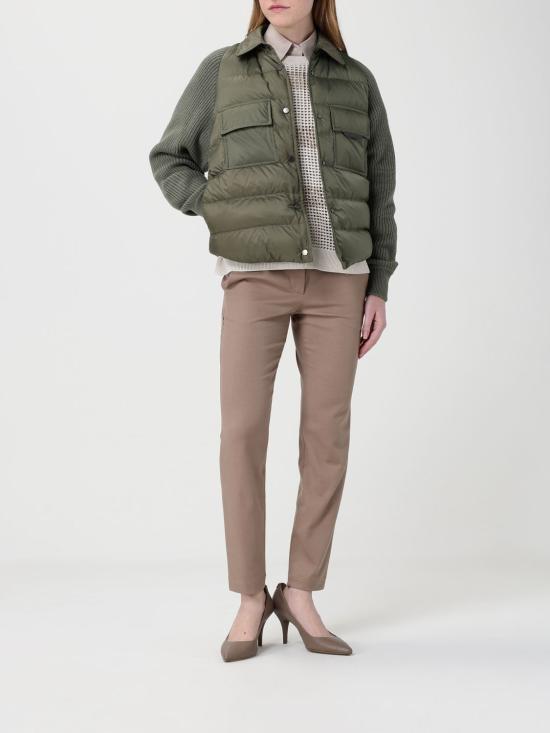 26SS 브루넬로 쿠치넬리 나일론 다운 재킷 MD5987696 C3066 Green - BRUNELLO CUCINELLI