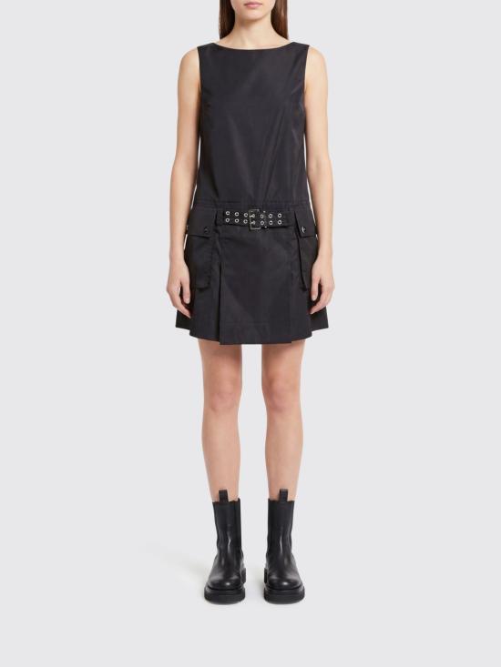 26SS 가니 롱 원피스 A1030167 099 Black