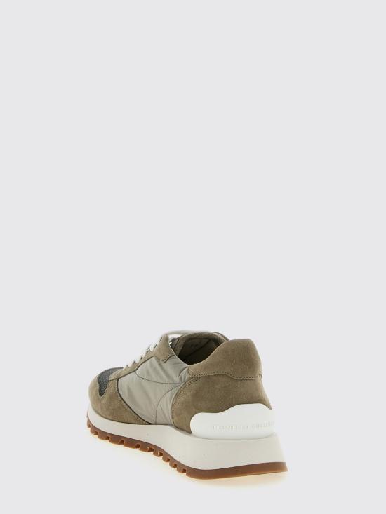 26SS 브루넬로 쿠치넬리 프레셔스 토 테크노 패브릭 러너 MZ47G1960 C7550 Green - BRUNELLO CUCINELLI