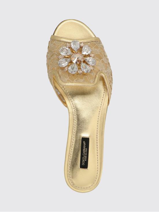 26SS 돌체앤가바나 힐/펌프스 CQ0023AE637 80997 Gold - DOLCE & GABBANA