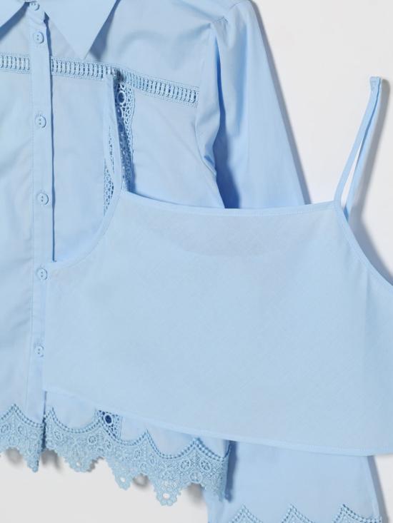 26SS [키즈] 트윈셋 캐주얼 세트 261GJ2040 04614 Blue - TWINSET