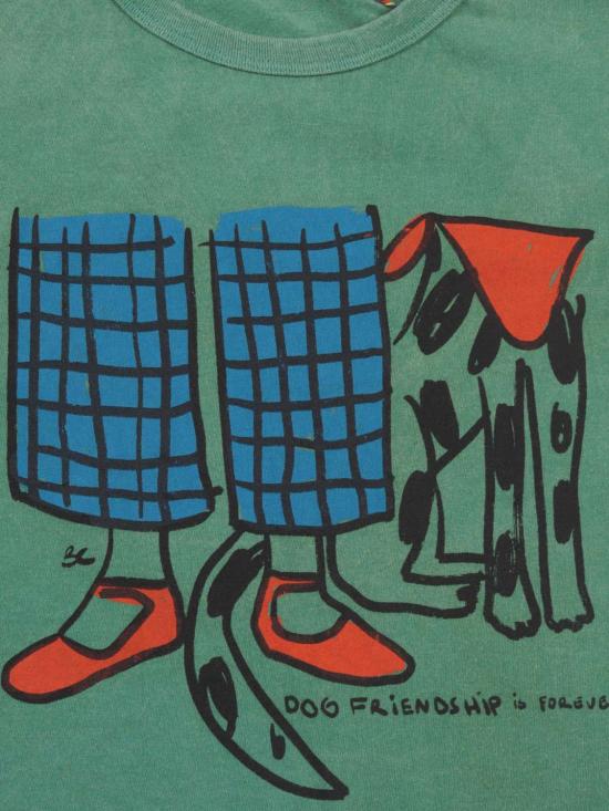 26SS [키즈] 보보쇼즈 티셔츠 B126AC006 311 Green - BOBO CHOSES