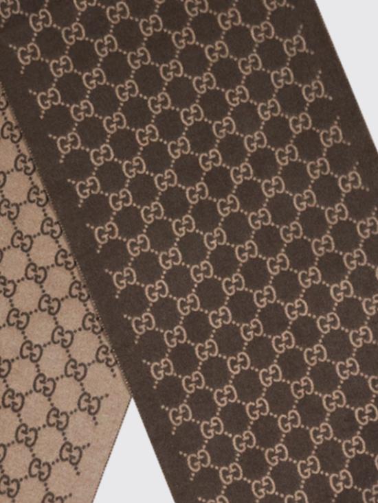 26SS 구찌 GG 캐시미어 스카프 8123174GABX 2579 Brown - GUCCI