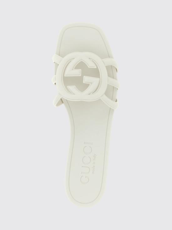 26SS 구찌 인터로킹 G 슬라이드 샌들 780307J8700 9022 Grey - GUCCI