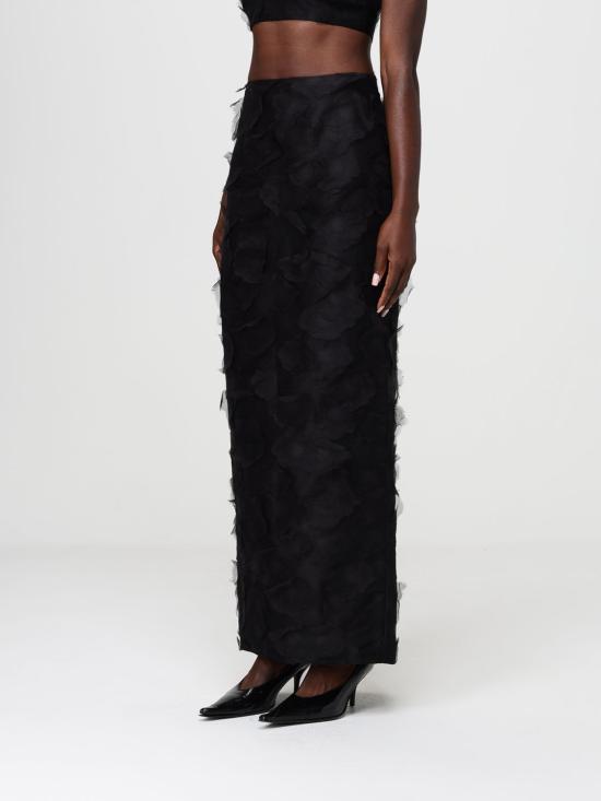26SS 막스마라 롱 스커트 2611101273600 002 Black - MAX MARA