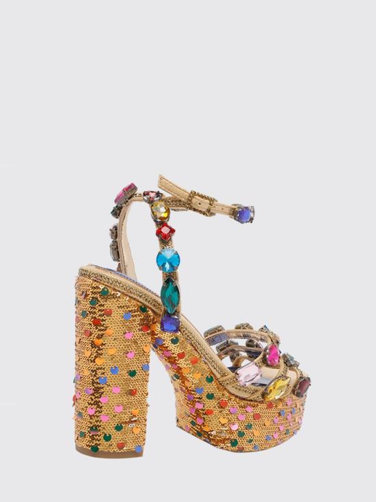 26SS 커트가이거 힐/펌프스 5383266779 GOLD COMB Multicolor - KURT GEIGER