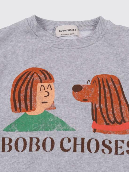 26SS [키즈] 보보쇼즈 풀오버 B126AC038 041 Grey - BOBO CHOSES
