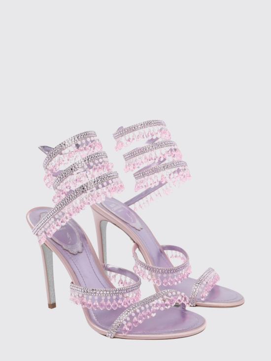 26SS 르네 카오빌라 힐/펌프스 C12535105R001 W474 Violet - RENE CAOVILLA