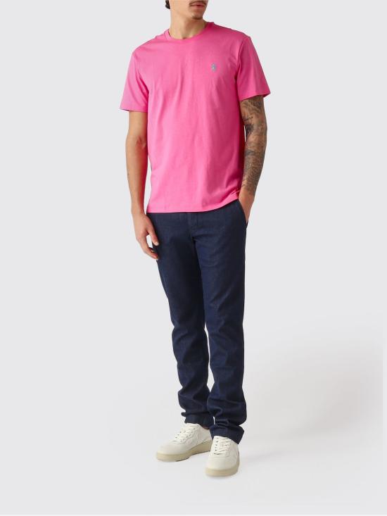 26SS 폴로 랄프로렌 포니로고 자수 반팔 티셔츠 710671438 511 Fuchsia - POLO RALPH LAUREN