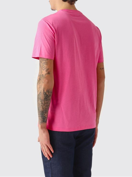 26SS 폴로 랄프로렌 포니로고 자수 반팔 티셔츠 710671438 511 Fuchsia - POLO RALPH LAUREN