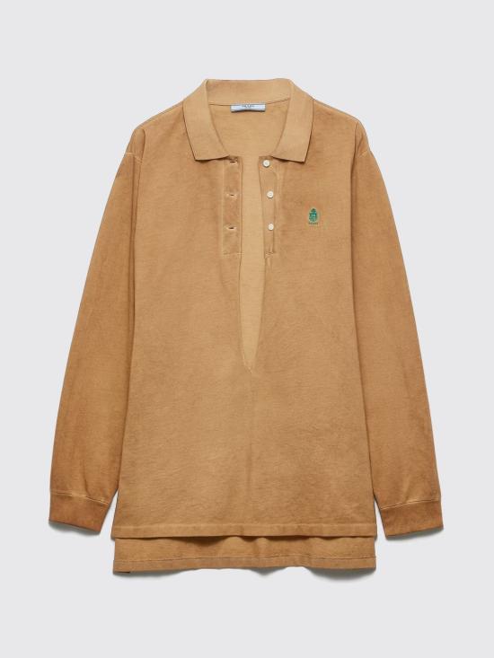 26SS 프라다 폴로 티셔츠 39669RSOOO19OV F0241 Kaki