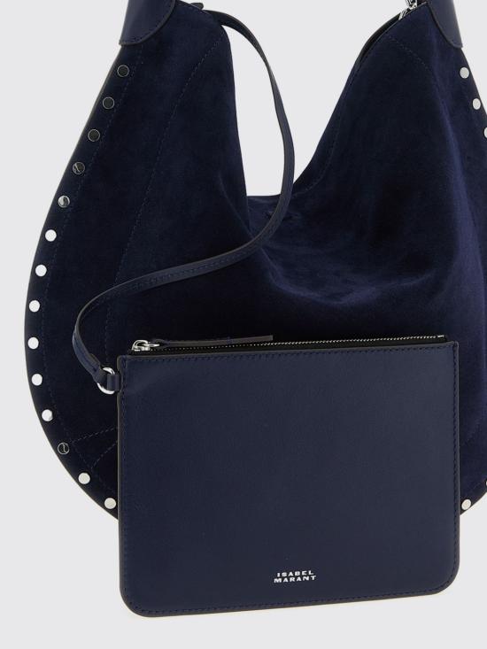 26SS 이자벨마랑 OSKAN 오스칸 문 숄더백 PP0200FAB2C03M 30DM Blue - ISABEL MARANT