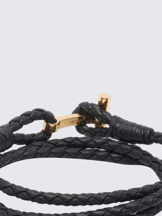 26SS 톰포드 브레이디드 레더 브레이슬릿 JM005ICL002G EIR Leather - TOMFORD