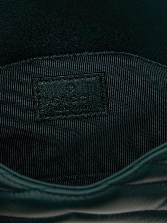 26SS 구찌 GG 마몽 미니 숄더백 841290AAFAX 3020 Green - GUCCI
