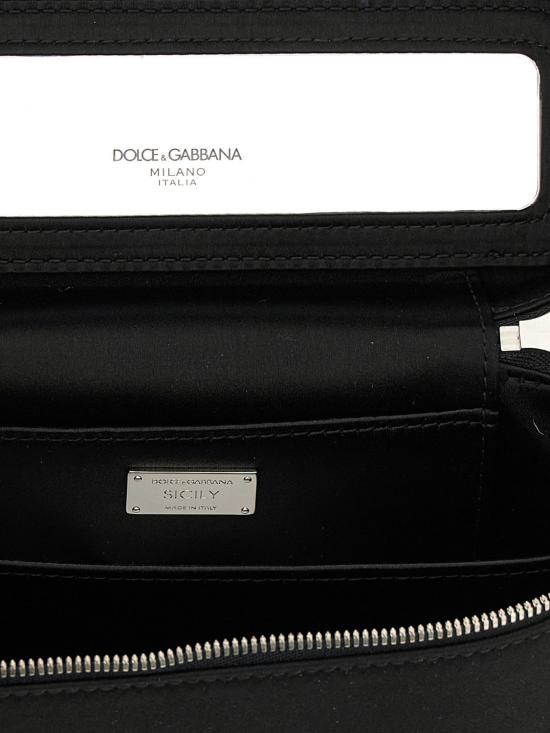 26SS 돌체앤가바나 Sicily medium satin 숄더백 BB7878BY656 80999 Black - DOLCE & GABBANA