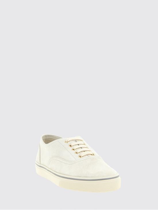 26SS 브루넬로 쿠치넬리 리버스 카프스킨 스니커즈 MZUPIGZ334 CXS08 Sand - BRUNELLO CUCINELLI