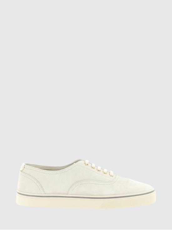 26SS 브루넬로 쿠치넬리 리버스 카프스킨 스니커즈 MZUPIGZ334 CXS08 Sand