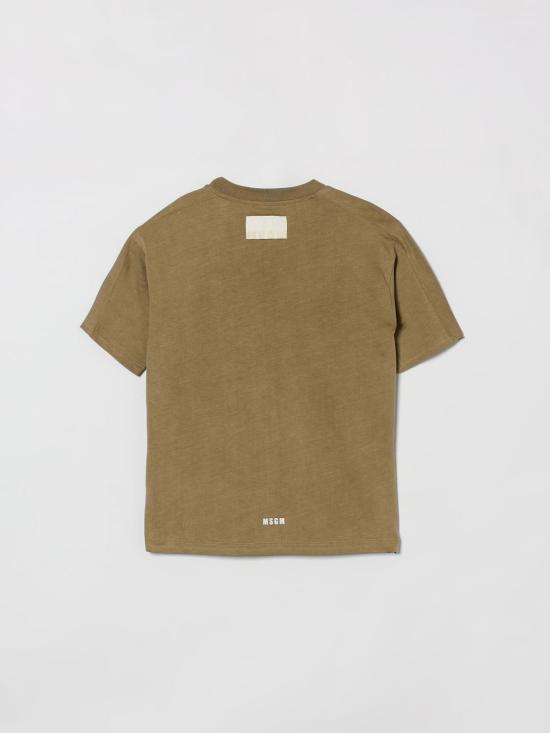 26SS [키즈] 엠에스지엠 티셔츠 S6MSJUTH151 094 Brown - MSGM